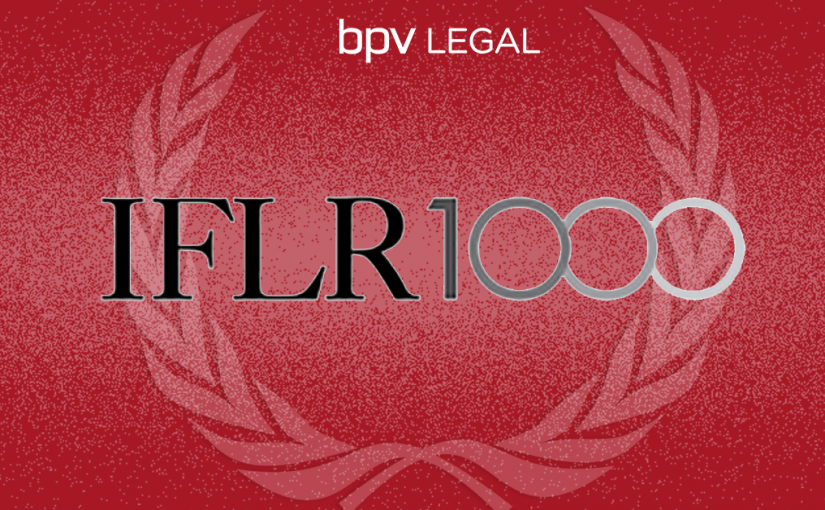 Guide to the World´s Leading Finance Law Firms IFLR 1000 lists bpv LEGAL offices for 2020