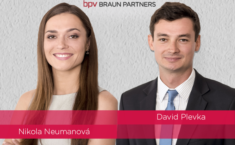 Nikola Neumanová and David Plevka become the newest attorneys at bpv BRAUN PARTNERS