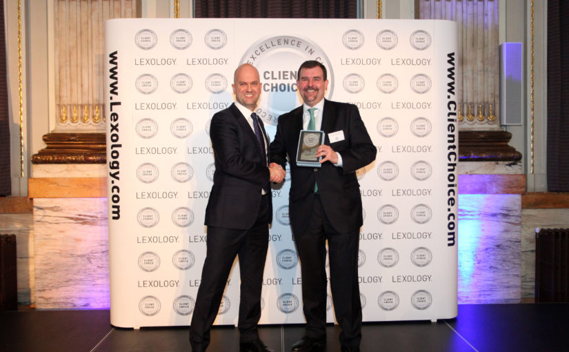 bpv Huegel Partner Christian F. Schneider honoured at the prestigious Client Choice Awards 2020