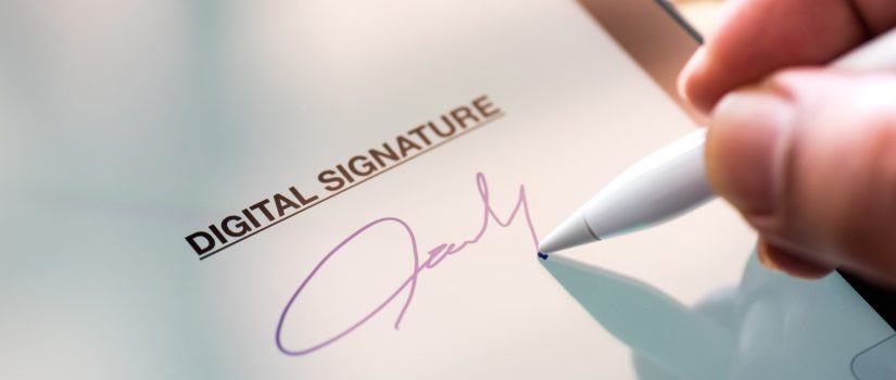 The electronic signature: long-distance (commercial) relationships