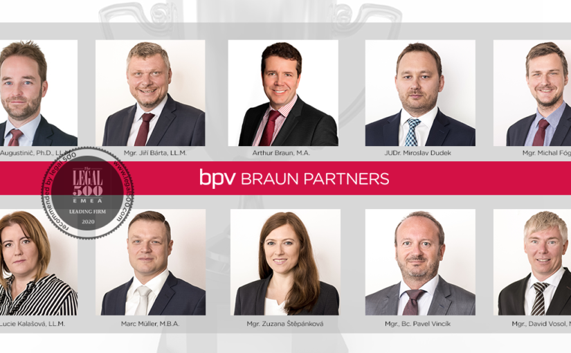 bpv BRAUN PARTNERS ranked highly once again by Legal 500