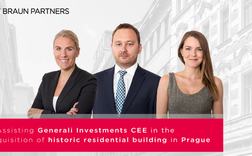 bpv BRAUN PARTNERS assisted Generali Real Estate Fund in another acquisition of a residential property in Prague