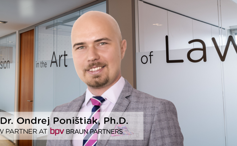 Ondrej Poništiak has joined the ranks of partners of bpv BRAUN PARTNERS