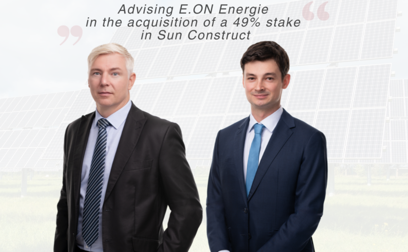 Legal advice for E.ON Energie, a.s. – buying a stake in Sun construct